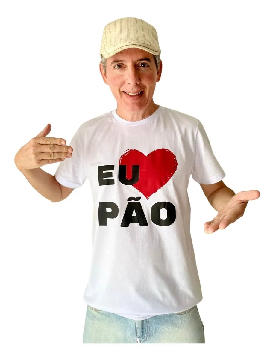 Camiseta Eu Amo Pão